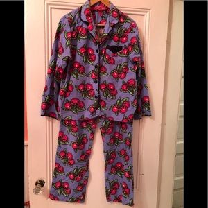 Betsy Johnson flannel pj’s from Nordstroms